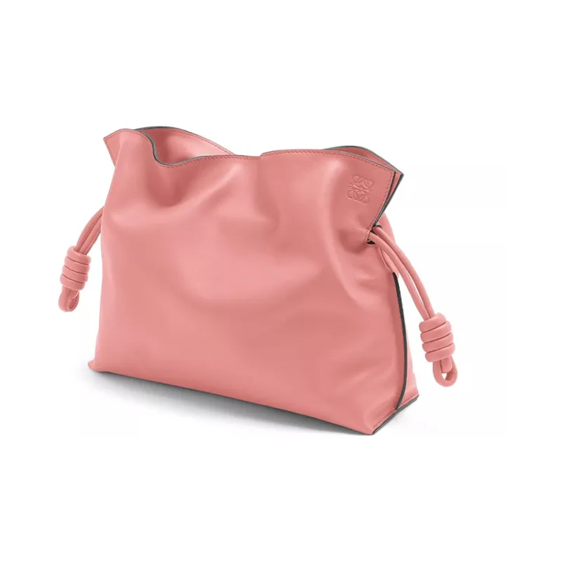 LOEWE Flamenco Nappa Cow Leather Small Fortune Bag One Shoulder Crossbody Clutch Regular Women's Peachy Pink-1