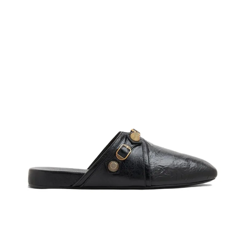 Balenciaga Cozy Beach Mukes 'Black'-1
