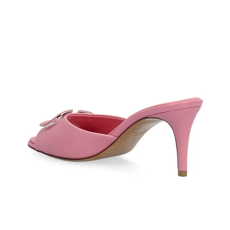 Valentino Slide Slippers Women's Pink-4