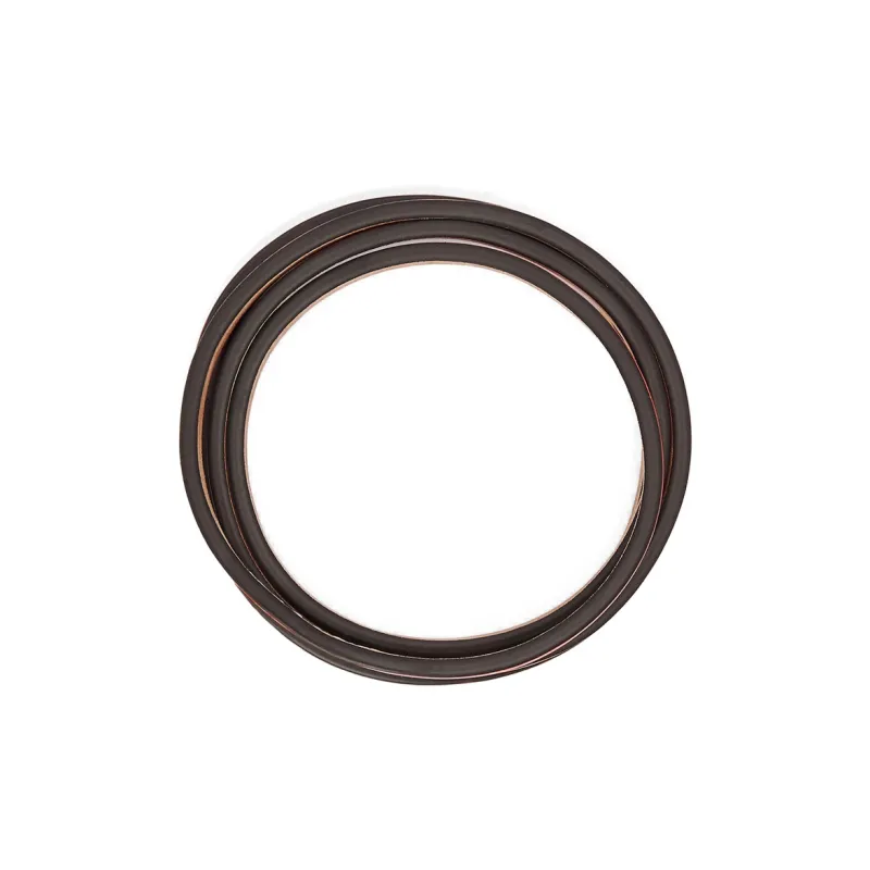LOEWE Cow Leather Wristbands Women's Black/Tan-1