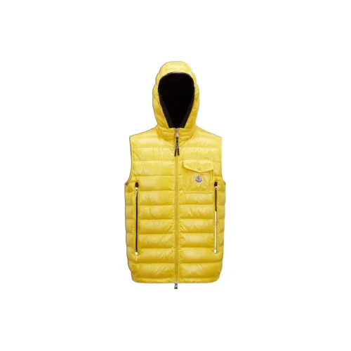 Moncler Vests Men Yellow