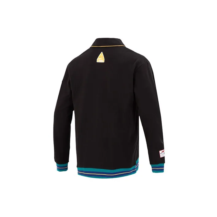 PUMA Team Badge V-neck Jacket Tr Jacket Unisex Black-1