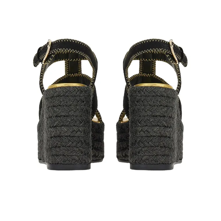 FERRAGAMO 55mm Espadrille Wedge Sandals-4
