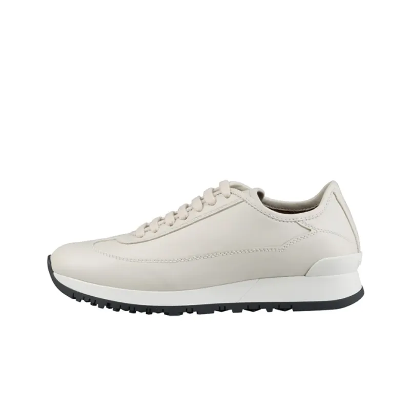 JOHN LOBB Slip Resistant Low Top Sports Casual Shoes Men's White-0