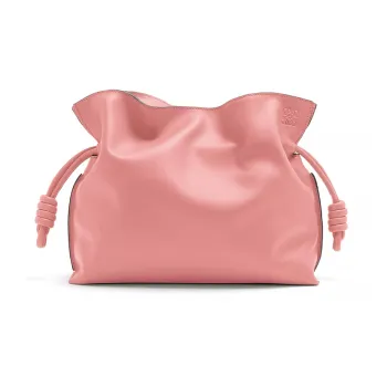 LOEWE Flamenco Nappa Cow Leather Small Fortune Bag One Shoulder Crossbody Clutch Regular Women's Peachy Pink