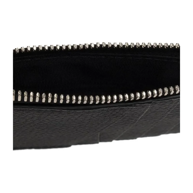FERRAGAMO Calfskin Wallets Card Holders Men's Black-3