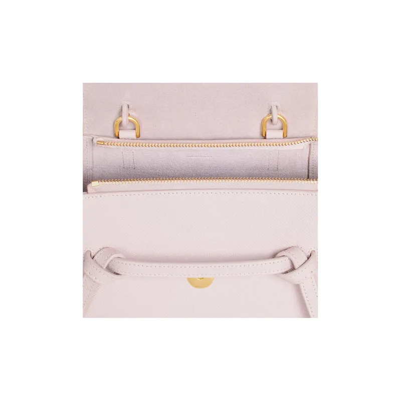 CELINE Grained Calfskin Catfish Bag Handbag Shoulder Bag Crossbody Bag Fanny Pack Women's Light Pink-3