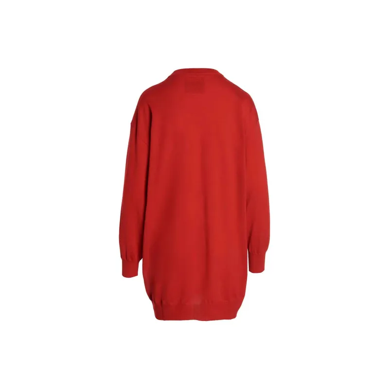 MOSCHINO Long Sleeved Dresses Women's Red-1
