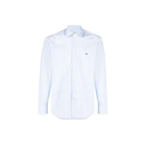 ETRO Shirts Men Light Blue