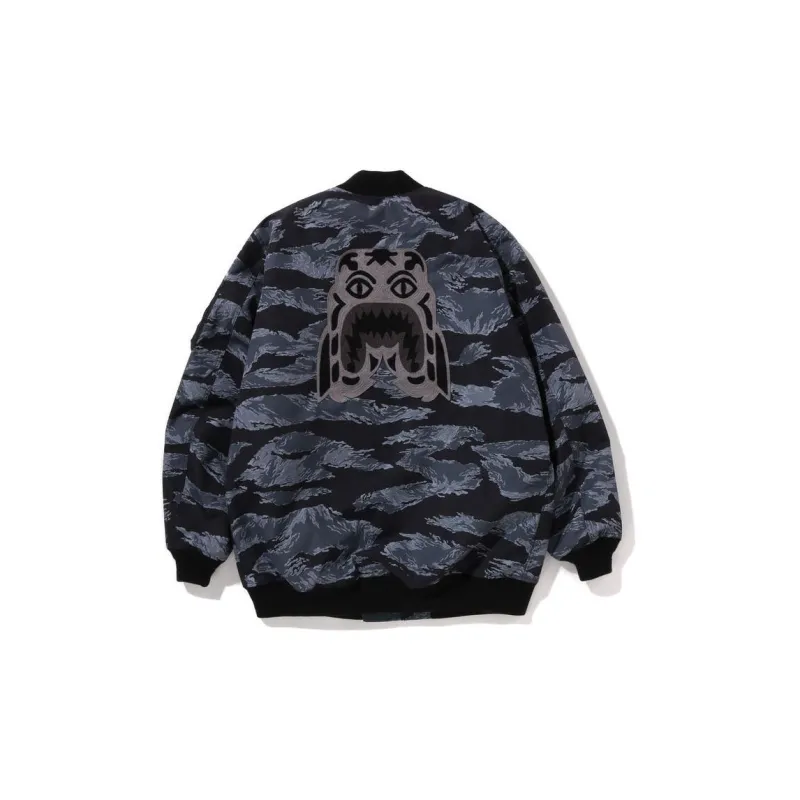 Bape Tiger Camo Long MA 1 Jacket-3