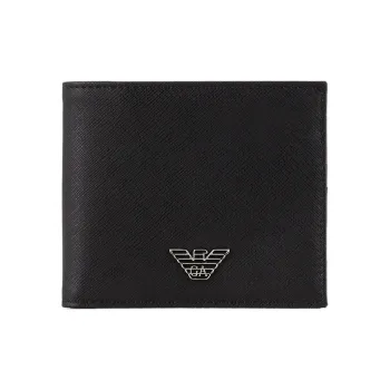 Emporio Armani Logo Detailed Bifold Wallet