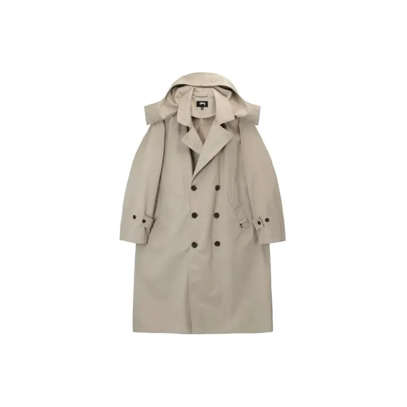 Stussy Solar Trench Coat - POIZON 