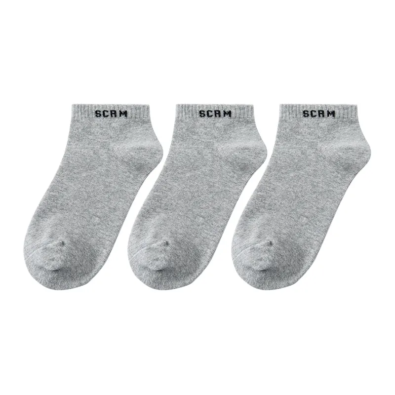 SCRM Terry Moisture Wicking Home Sports Ankle Socks Unisex 3 Pack-2