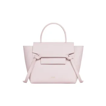 CELINE Grained Calfskin Catfish Bag Handbag Shoulder Bag Crossbody Bag Fanny Pack Women's Light Pink