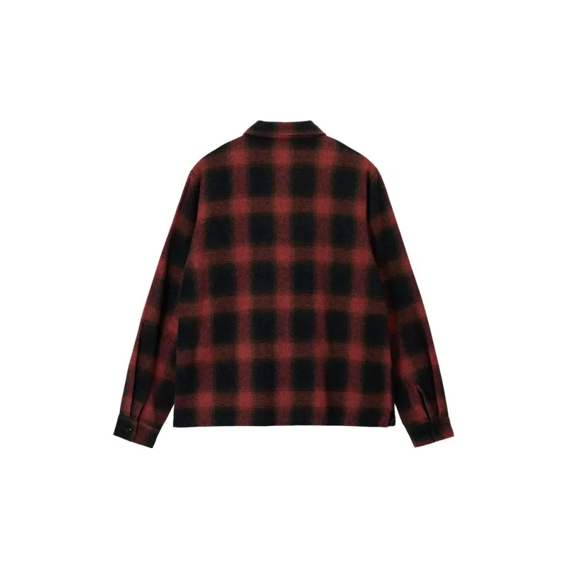 Stussy Hank Plaid Zip Shirt-5