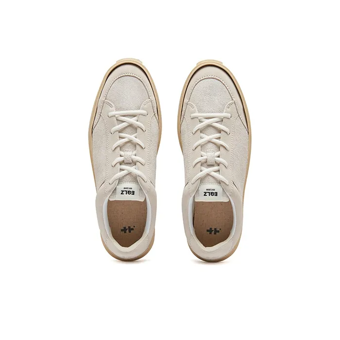 EQLZ EQUALIZER EQUALIZER Fault 23 Lo Anti-Slip Wear-Resistant Low-Top Skateboard Shoes Unisex Pearl White Misprint-3