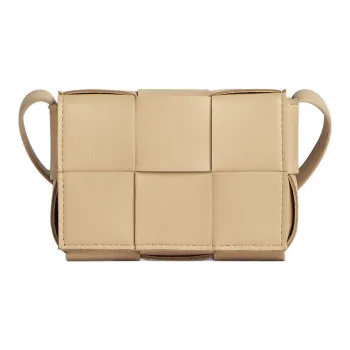 Bottega Veneta Candy Cassette Crossbody Bag Mini Intreccio Porridge