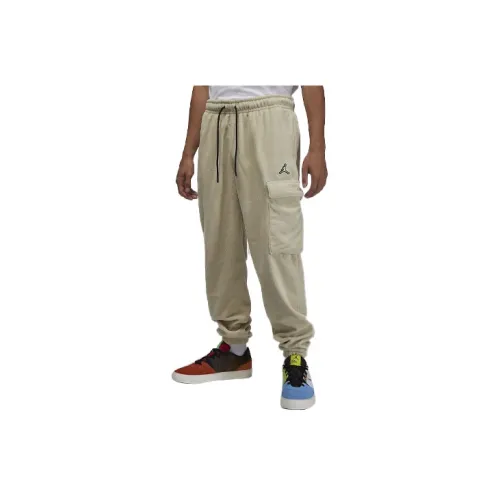 Jordan Knitted Sweatpants Men Light Olive Green