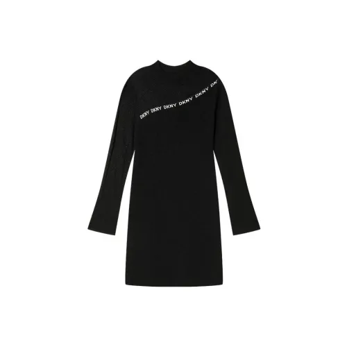 DKNY Long-Sleeved Dresses Women's Black