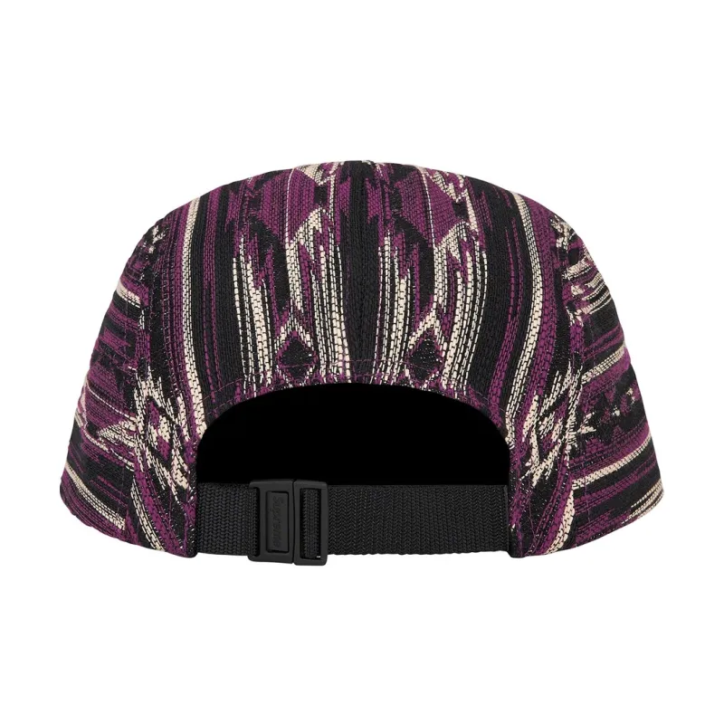 Supreme Woven Pattern Camp Cap-2