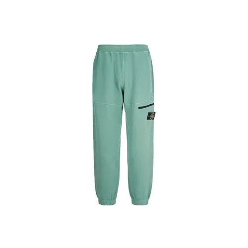 STONE ISLAND Knitted Sweatpants Men Verdant Green