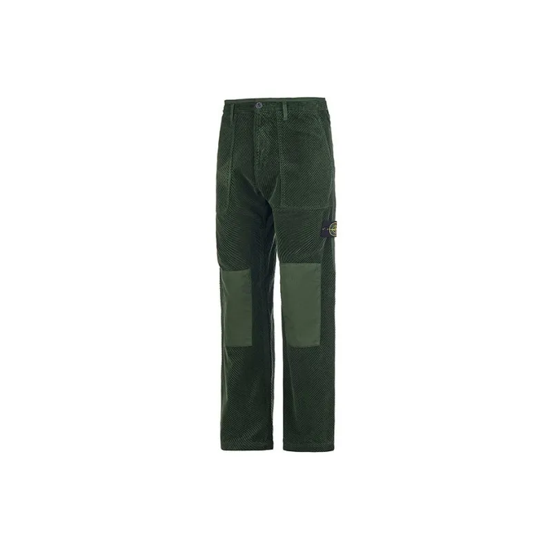 STONE ISLAND Cargo Pants Men's Olive-2