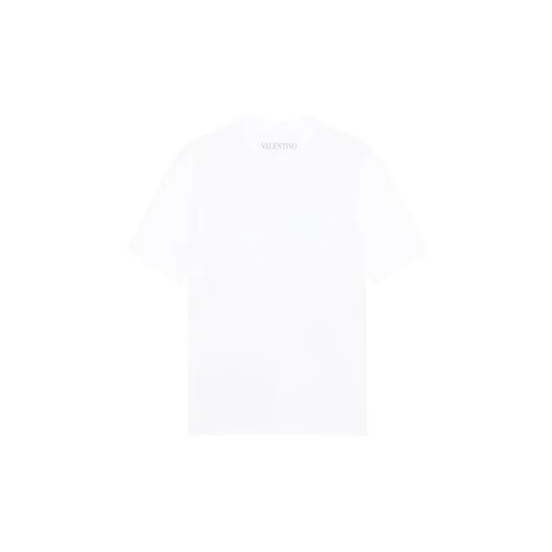 Valentino T Shirts Men White-1