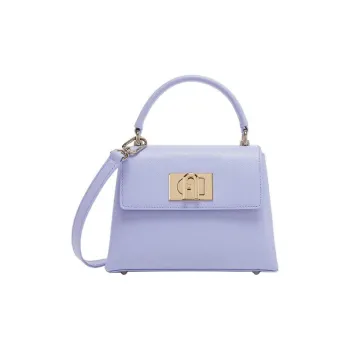 Furla 1927 Collection Leather Shoulder Bag Crossbody Bag Handbag Mini Women's Purple