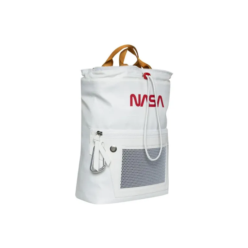 HERON PRESTON NASA Collaboration Fabric Backpack Regular Unisex White-1