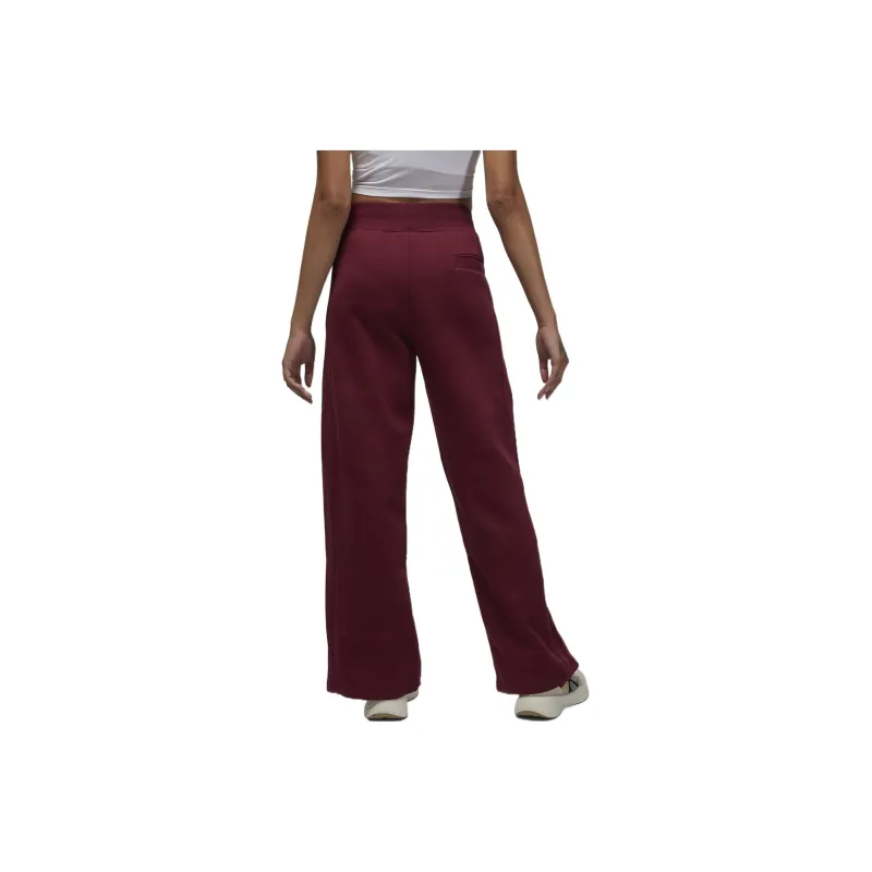 Jordan Knitted Sweatpants Women's Cherry Red-1