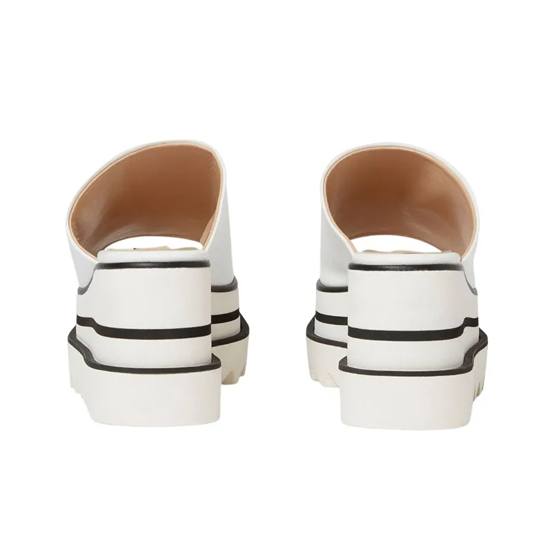 Stella McCartney Logo Printed Platform Sandals Women's-4