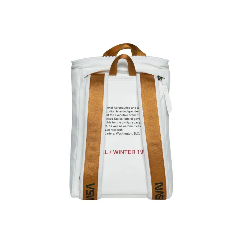 HERON PRESTON NASA Collaboration Fabric Backpack Regular Unisex White-2