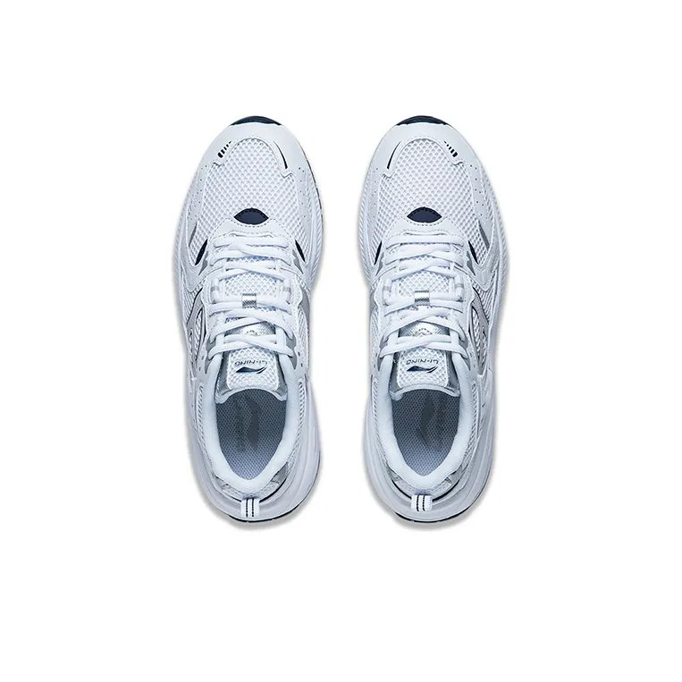 LiNing 92 CICI Anti Slip Wear Resistant Low Top Sports Casual Shoes Women's Standard White-2
