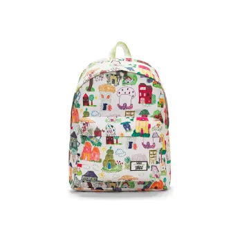 Vans Canvas Backpack Unisex White
