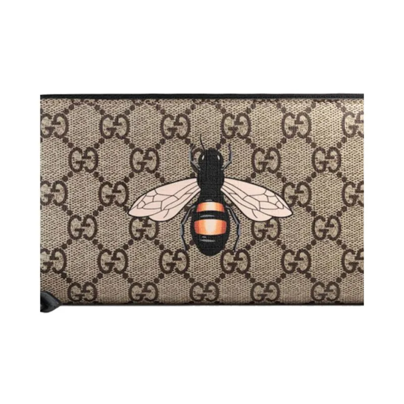 GUCCI Canvas Wallet Men's Ebony/Black-7