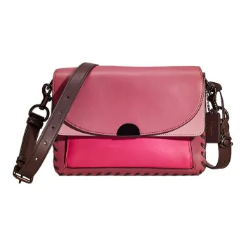 COACH Dreamer Glove Tanning Crossbody Bag Shoulder Bag Women's Pink Purple