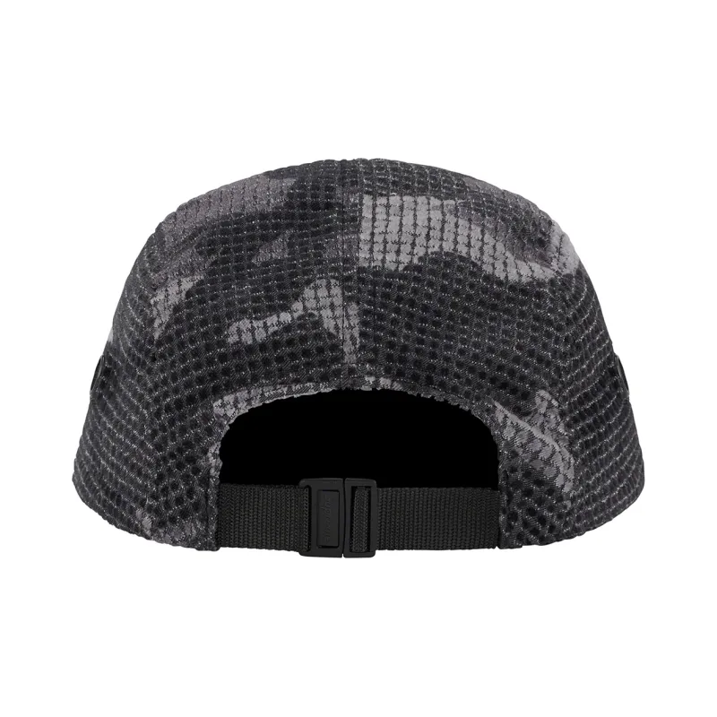Supreme Camo Grid Velvet Camp Cap-2