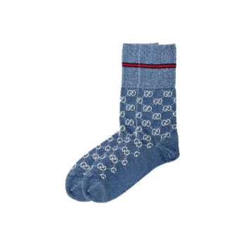 GUCCI SS23 Mid Calf Socks Unisex 1 Pack Blue