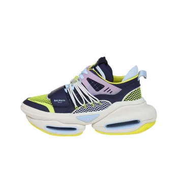 BALMAIN B-Bold Wear-Resistant Low-Top Sports Lifestyle Casual Shoes Men's Turquoise