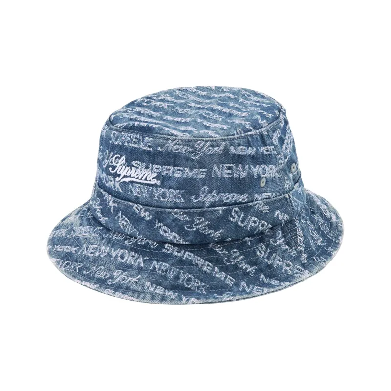 Supreme Multi Type Jacquard Denim Crusher-5