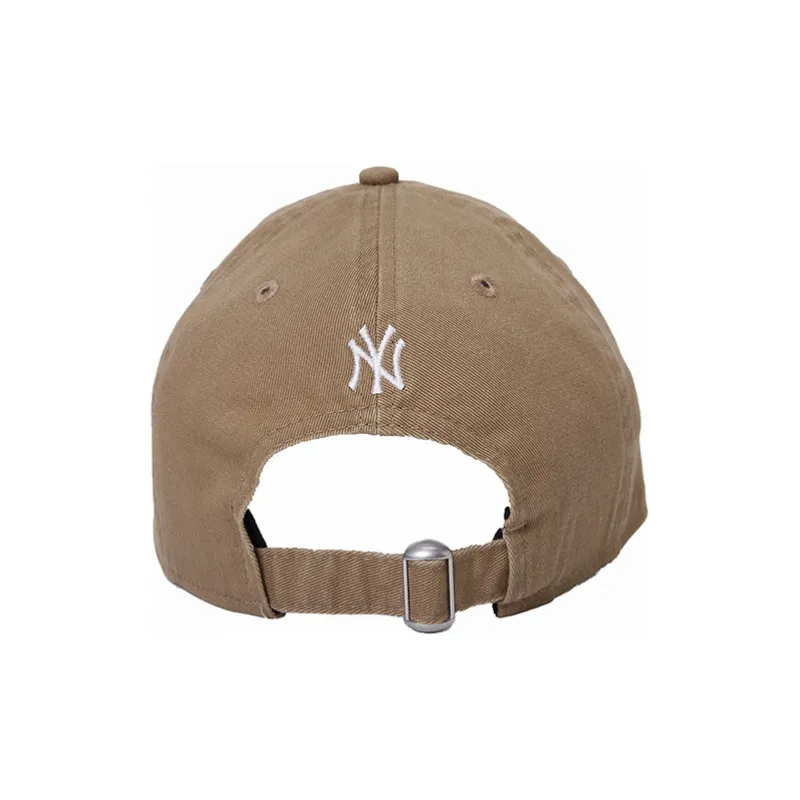 New Era Cotton Baseball Caps Unisex Khaki-2