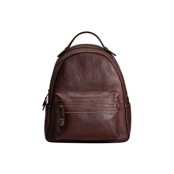 COACH Campus Pebbled Leather Backpack Tubas Women's Brown