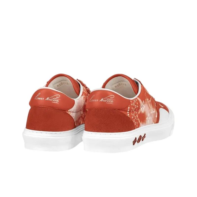 LOUIS VUITTON Ollie Sneakers 'Orange Tie Dye Style Monogram'-2