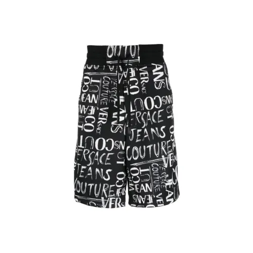 VERSACE JEANS Casual Shorts Men Black