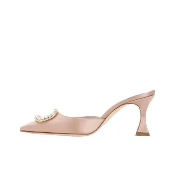 MANOLO BLAHNIK Closed Toe Slippers Women's