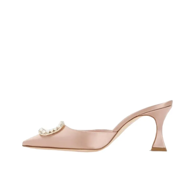 MANOLO BLAHNIK Closed Toe Slippers Women's-0