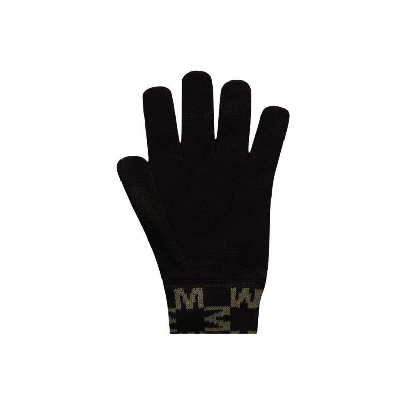 Moncler Knit Gloves Men's Black-2