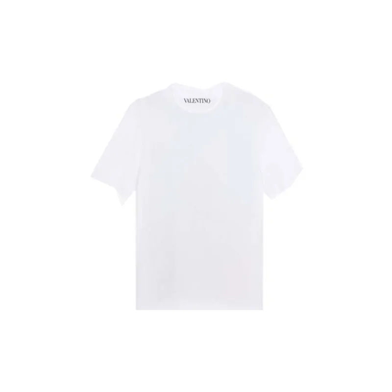 Valentino T Shirts Men White-1