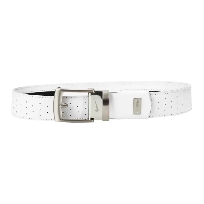 Nike Minimalist Casual Comfortable Fashion Pin Buckle Belt Unisex White Width: 3.5cm-0