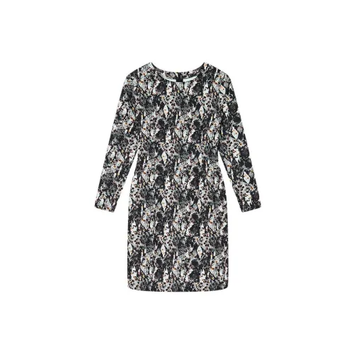 DKNY Long-Sleeved Dresses Women's Dark Coffee